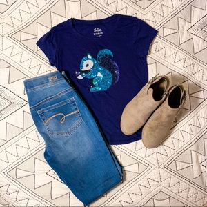 KIDS! Sequins tee shirt